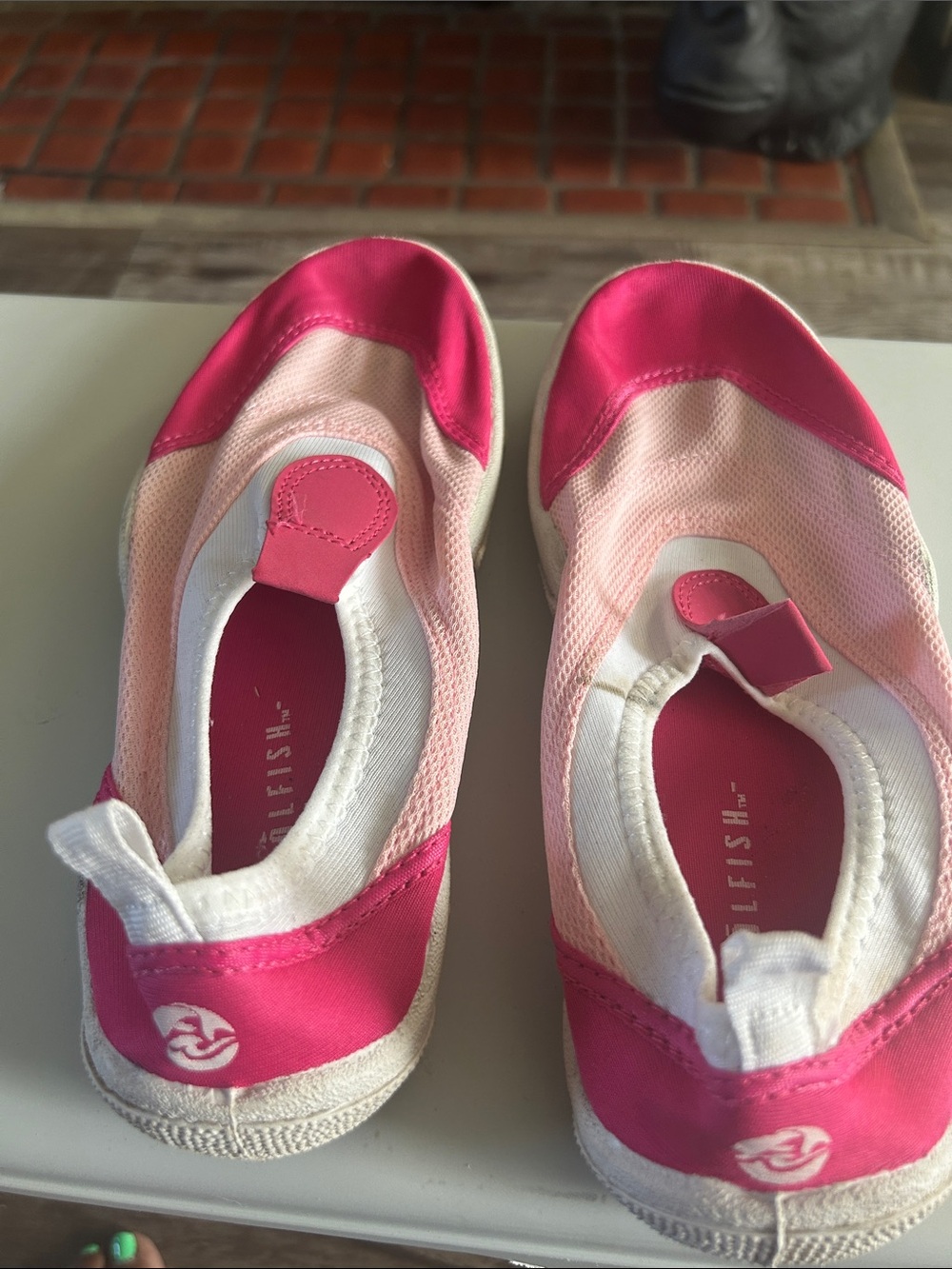 Girls' Pink Water Shoes - Unbranded Slip-On Swim Shoes